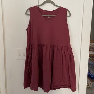 Universal Thread Maroon Sleeveless Dress